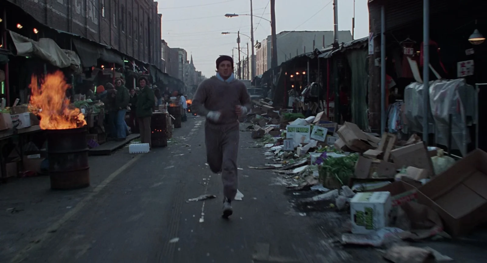 Running through the Italian Market