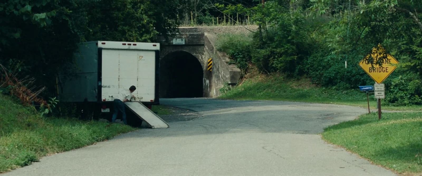 Bike into the box truck
