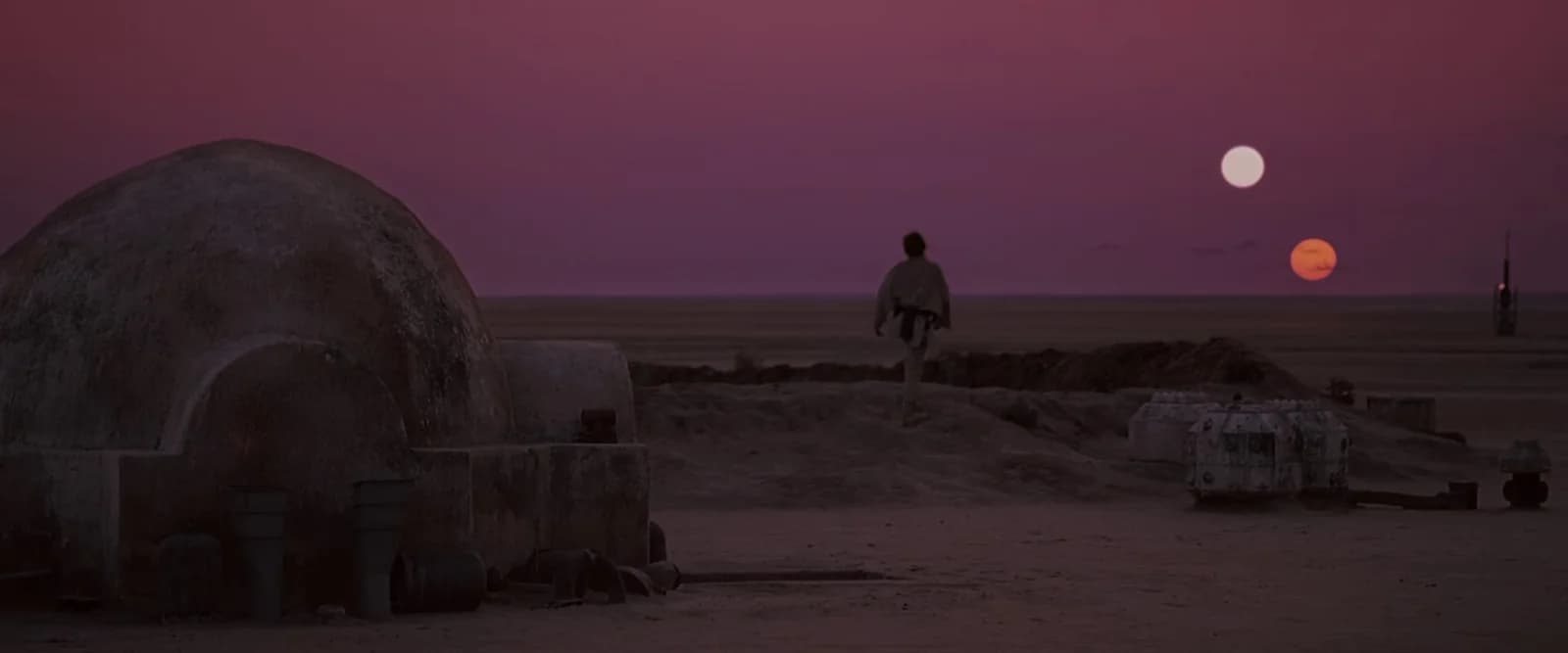 Binary sunset