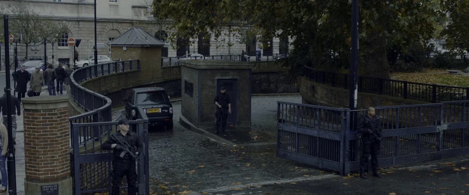 MI6 underground entrance