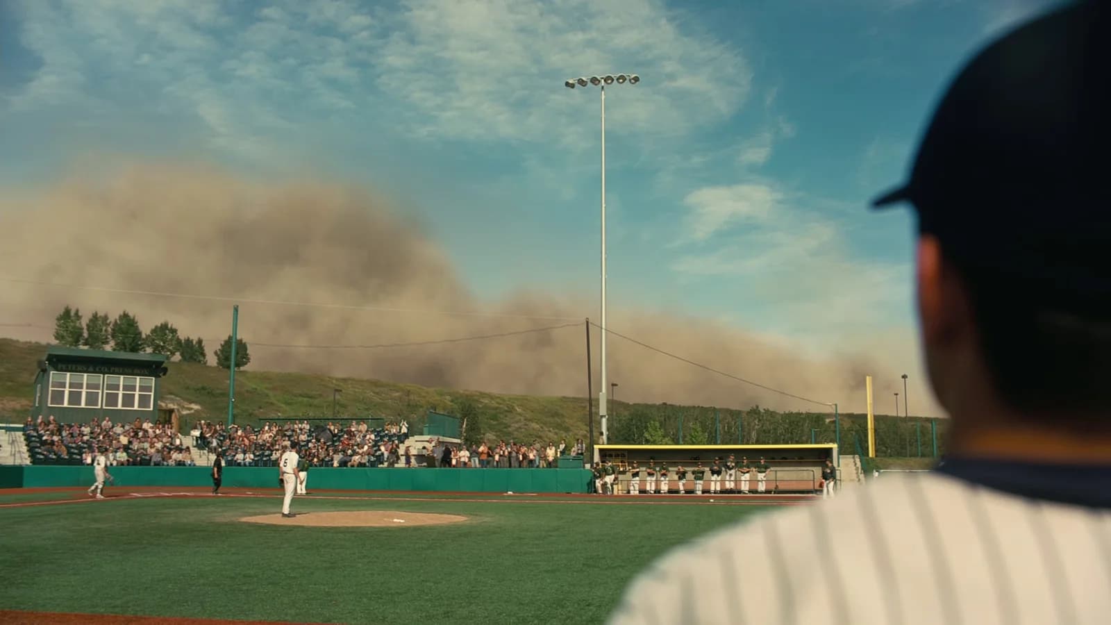 Dust-storm baseball game